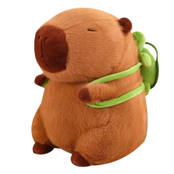 Muñeco De Peluche Capybara De 23cm Simulación Anime Peludo Juguete Muñeco De Peluche Suave Regalo De Navidad Y Acción Para Todas Las Edades - 1