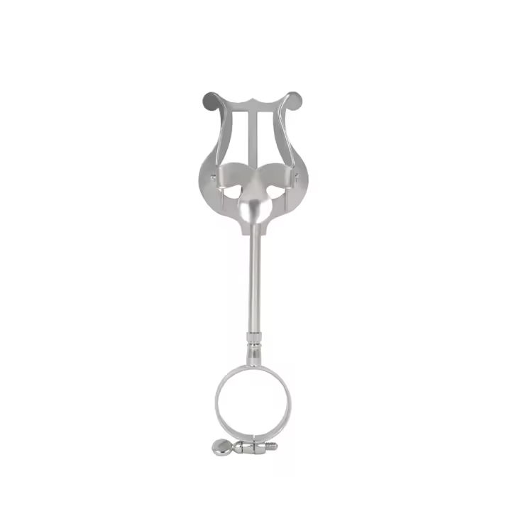 Soporte Portátil Para Partituras De Música De Hierro Plateado Para Instrumento De Viento Clarinete Accesorios De Música Marching - 1