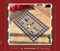 VIKAMA Tapete De Navidad De Velours Cristal Con Dibujos Animados Antideslizante Y Impermeable Para Decoración De Hogar Y Piso Adultos - details 9