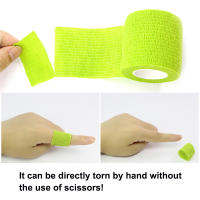 Banda Elástica Autoadhesiva WorthWhile 5CMx450CM Para Soporte De Rodilla Y Codo Tela No Tejida Herramienta Deportiva Para Lesiones - details 4