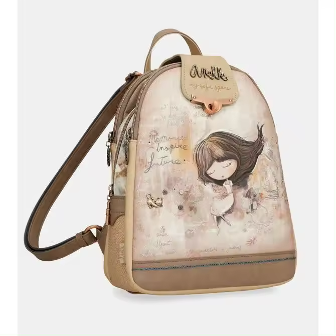 Anekke Bolsos, Bolsas y Mochilas Complementos Marcas Mujer REBAJAS Y OUTLET REBAJAS Y OUTLET MUJER OUTLET bolsos, mochilas y billeteras  Mochila triple compartimento Memories -Anekke- 40805-043 - 1