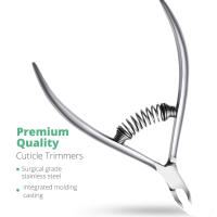 Set Profesional De Cortauñas En Acero Inoxidable Kit De Manicura Y Pedicura Con Tijeras Cortauñas Nipper Y Trimmer - details 2