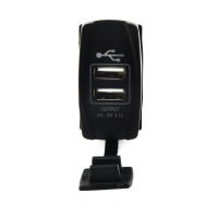 Interruptor De Plástico Resistente Al Fuego Carling ARB Dual USB 3.1 Cargador De Coche Con Luz LED Azul Accesorio De Alta Calidad Para Coche Y Barco 12V - details 3