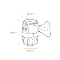 Adaptador De Torreta Universal 2PCS Conexión Rápida Para Grifo De Agua 15-21mm Lavado De Coche Riego De Jardín Conector - details 2