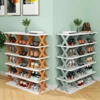 Nuevas Organizadoras De Zapatos Racks Desmontables Ahorra Espacio En El Hogar Estante Multicapa Para Zapatos Armario De Color - details 7