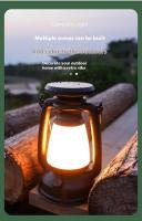 Lámpara Portátil LED Recargable USB Retro Solar Para Camping Impermeable Con Luz De Emergencia Para Exterior Y Tienda De Camping - details 4