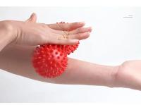 Rodillo De Masaje Para Pies Bola Doble De Lagrillo Espinosa Myofascial Para Alivio Del Dolor De La Arco Y Plantar Fasciitis Uso En Espalda Y Pies Medio TPR ABS - details 1