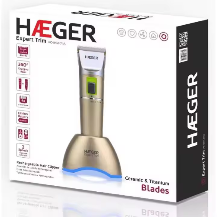 Máquina Cortapelos HAEGER EXPERT TRIM MAQUINA CORTAPELOS RECARGABLE PROFESIONAR - 1