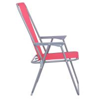 LILI HOME 🪑 Pack de 2 Sillas Plegables Fijas – Hierro y Textileno | 53 x 46 x 75 cm 🎨 Color aleatorio Estructura de acero con recubrimiento de pintura epoxy anticorrosión, resistente al uso y a la intemperie  Asiento y respaldo en textileno 1x1 - details 1