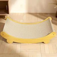 Juguete Para Gatos U-Shaped Tablero De Rasguñar Resistentes Al Desgaste Y Al Rasguño Asiento De Descanso Para Gatos Material De Madera - details 2