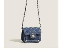 Bolso de mezcla para Mujer, nuevo modelo, Diseño de Nicho de moda, Cadena Cruzada, Pequeño Bolso Cuadrada, mini Bolso versátilla para Escritorio labial - details 5