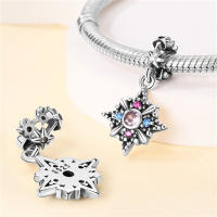 Pendiente Original De Joyería De Moda Clásica Serie Romántica Loto De Bolas S925 Plata Pura Con Zirconia Regalo DIY - details 27