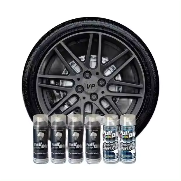 AutoFullCar - PACK 4 SPRAYS - FULL DIP ANTRACITA METALIZADO EXTRA BRILLO - 400ml Unidad - 1