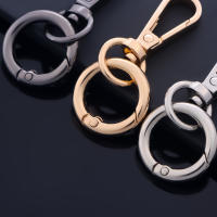 2 Sets De Hebilla Giratoria De Metal Para Manualidades Y Fabricación De Correas Clavija Doble Abertura Para Llaves - details 3