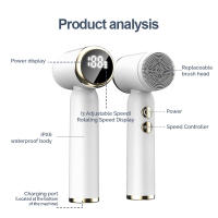 Cepillo De Limpieza Facial Eléctrico Portátil LED Silicone Eliminador De Quistes Y Acné Impermeable Con Tecnología Sonic Para Limpieza Profunda De Poros - details 6
