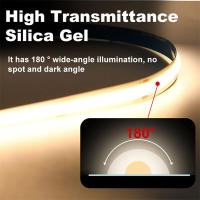 Tira De LED COB Flexible 1M 5V USB 400 LEDs/M Blancos/Blanco Cálido/Blanco Natural Alta Densidad Con RA90 FCOB Luz De Tira LED - details 3