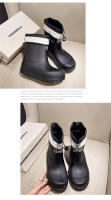 Botas De Lluvia Para Mujer Antideslizantes Impermeables Con Banda Elástica Para Senderismo Al Aire Libre Y Camping En Días De Lluvia - details 16