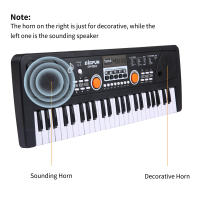 BIGFUN Teclado Electrónico De Organizador Con Microfono 37/49 Teclas Negro Para Música Digital Compatible Con USB - details 8
