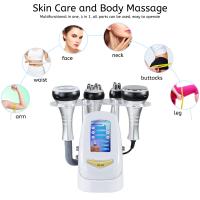 Máquina cavitación radiofrecuencia 4 en 1 corporal y facial reducción de grasa tratamiento antiarrugas tecnología EMS terapia LED piel rejuvenecimiento facial reducción de celulitis dispositivo de belleza tonificación cuidado - details 11