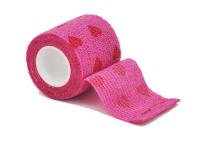 1/6/10Pcs Cinta Elástica Autoadhesiva De Corazón Rojo Para Deportes 4.8m Curita Para Dedos Rodilla Y Juntas De Muñeca - details 0