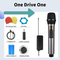 Nuevo Micrófono Inalámbrico Profesional ECHO Dual Canal UHF Para Fiesta Karaoke Iglesia Performance En Escenario Distancia Larga - details 11