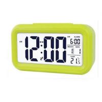 Reloj De Alarma Digital LCD Con Calendario Y Termómetro Reloj De Escritorio De Plástico Para La Casa Sin Dispositivo Inteligente - details 11