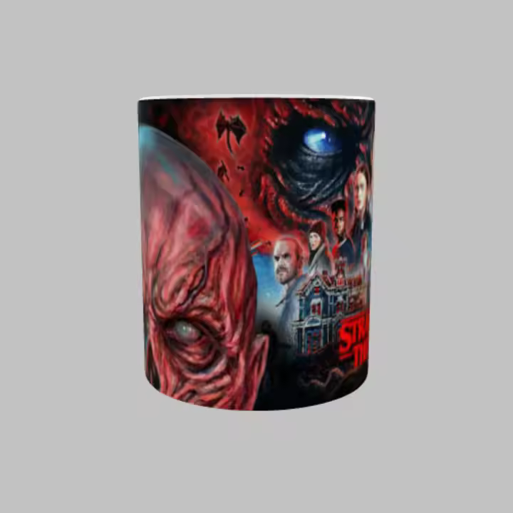 Taza Vecna | Stranger Things | Villano Hawkins | Diseño Oscuro para Fans - 1