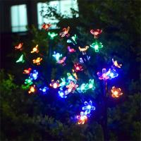 Luces De Jardín Solar Powered Con Flor De Cerezo Para Decoración De Año Nuevo Luz Decorativa Para Paisaje Exterior Y Courtyard - details 7