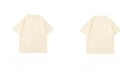 Camiseta De Algodón 300g Para Hombre Manga Corta Peso Corporal Suave Verano Cuello Redondo Suelta Transpirable Camiseta Básica Para Hombre Mujer - details 13