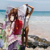 to Love Ru Toalla De Playa De Verano Para Niños Dibujos Animados Absorbente Microfibra Grande Para Baño Piscina Viajes - details 2