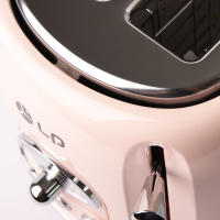 "Tostadora Retro LP de 2 Ranuras con Control de Tostado Ajustable - Diseño Vintage y Moderno para tu Cocina" - details 0