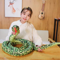 Juguete De Peluche Grande Serpiente Python Simulada 110/160CM Cojín Peluche Cobra Boa Regalo Para Niños Decoración Del Hogar Material Coton PP Unisex - details 10