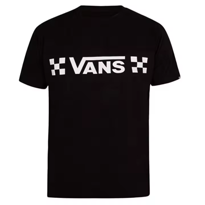 Camiseta Vans Drop V Check-B Drop V Negro Vn0A5Hmlblk1 - 1