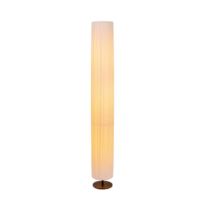 Lucide FOLD - Lámpara de suelo - Ø 20 cm - 3xE27 - Blanco - 1