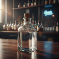 Botella de Cristal | Tapón de Corcho Natural | Múltiples Packs a Elegir | Frascas de Cristal para Agua u Otro Tipo de Líquidos | Hostelería, Celebraciones, Fiestas | Botellas Reutilizables y Fácil de Limpiar | Botellitas para Bar, Decoración - details 1