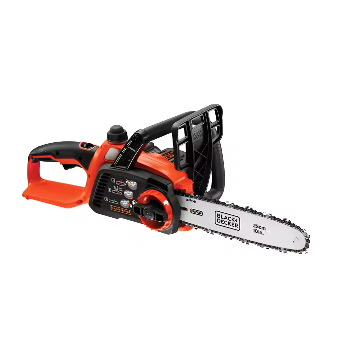 BLACK+DECKER GKC1825L20 Motosierra a batería 18V 2 Ah Espada 25 cm Diseño ergonómico Sistema de aceite sin fugas - 1