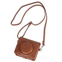 Bolso De Cuero PU Para Cámara Instantánea Kodak Mini Shot 3 Retro Con Correa Protectora Total Con Botón De Presión - details 4