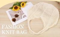 Bolso Cruzado de Playa para Mujer, Bolso de Vacaciones de Malla transpired y Paja Tejida, Bolso de Verano ligero con tapa abierta para Piscina, Viajes, Playa, artículos Esenciales a prueba Arena - details 0