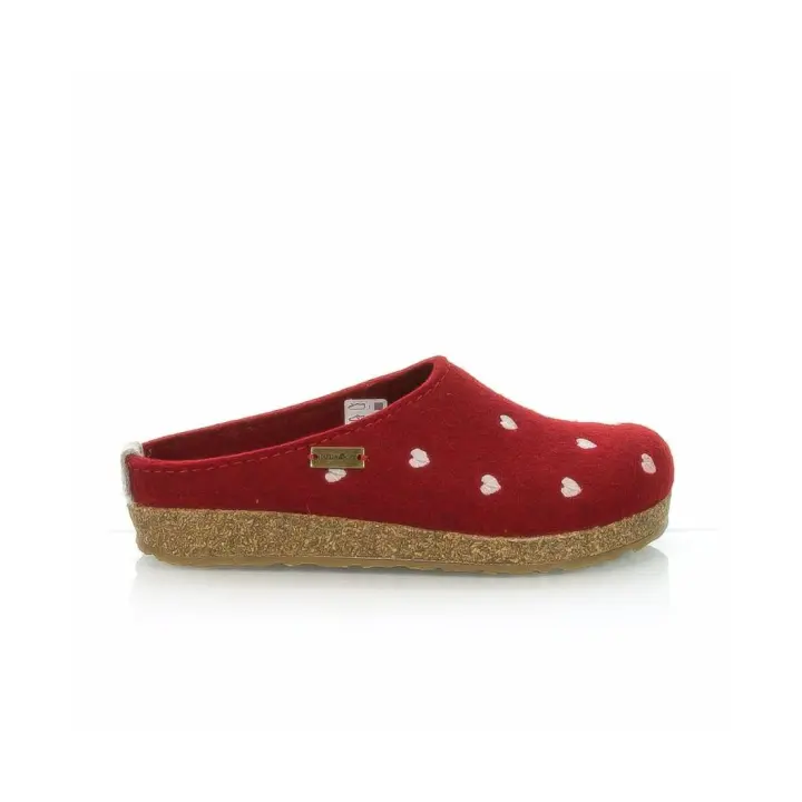 Red Wolf Haflinger Cuoricini zapatillas de Mujer 741031211 - 1