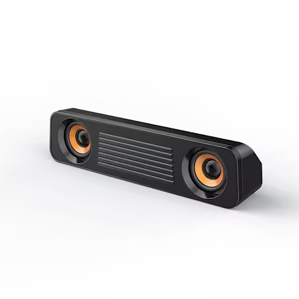 Barra de sonido estéreo con fuente de alimentación USB - 1