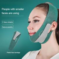 Reductor De Doble Mentón V Line Elevador Máscara Eliminador Y Removedor Cinturón Facial Para Mujeres Y Hombres Correa Adelgazante De La Cara En Color Morado Ajustable Universalmente - details 2