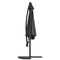 Sombrilla Parasol Excéntrico ø 300 cm Estructura Aluminio Tela de Poliéster de 180g/m² Terraza Jardin Camping Playa - details 1
