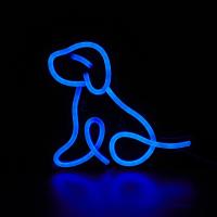 Chi-Buy 1PC Signo Neón LED En Forma De Perro USB Para Decoración De Pared De Habitación Luz Neón Adecuada Para Fiestas Y Regalos - details 1