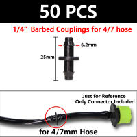 50pcs Conectores De Barba Para Riego Jardín Maceteros 4/7mm Accesorios De Jardín Para Florería Y Paisajismo PP Dinámico - details 7