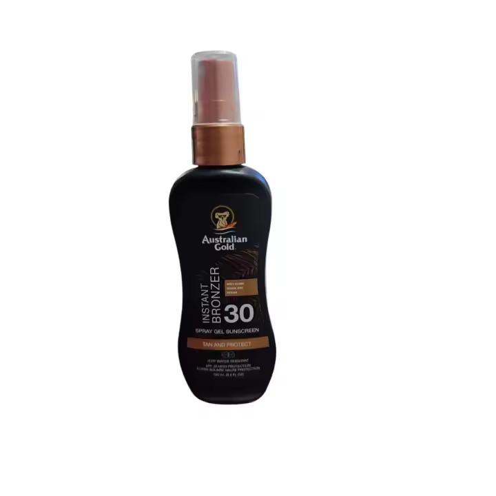 Australian Gold - Protector Solar en Spray Gel con Activo Bronceador - FPS 30 100ml - 1