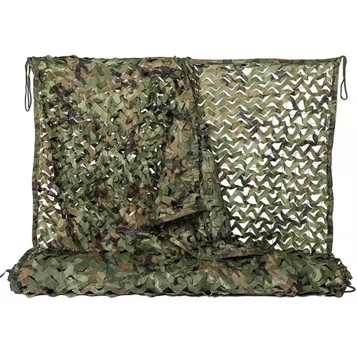 Malla De Camuflaje 6x4m 2x3m Red De Sombra Para Jardín Camping Caza Protección Solar Caravana Teléfono Móvil Fabricada En China - 1