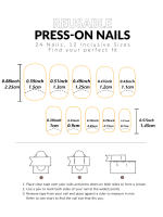 Uñas Postizas Francesas Cortas 24 PCs Con 1 Jelly Y 1 Archivo De Uñas Material ABS Estilo Diverso Sin Químicos De Alta Importancia - details 15