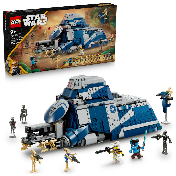 LEGO Star Wars 75435 MTT Separatista de la Batalla de Felucia - Juguete Interactivo con Speeder, 2 Minifiguras y 10 Figuras de Droides - Regalo para Niños de 9+ Años Fans de Las Guerras Clon