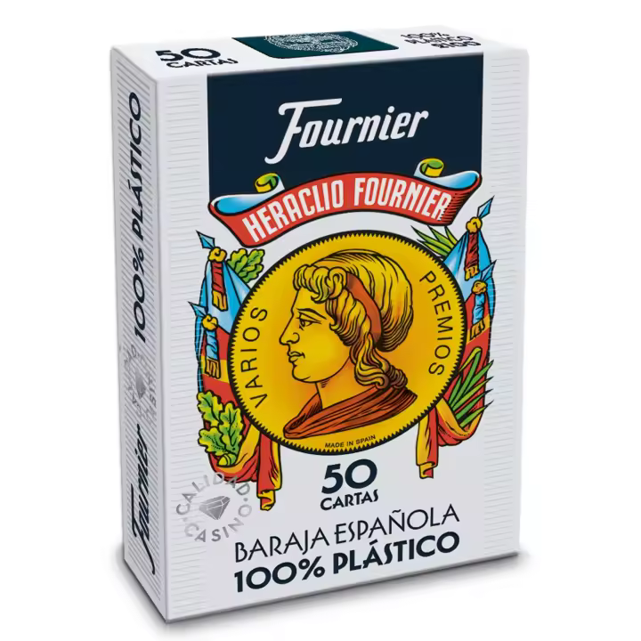 Para KIT SUPERVIVENCIA - Baraja Española Fournier Plástico 50 Cartas - Calidad Casino - 1
