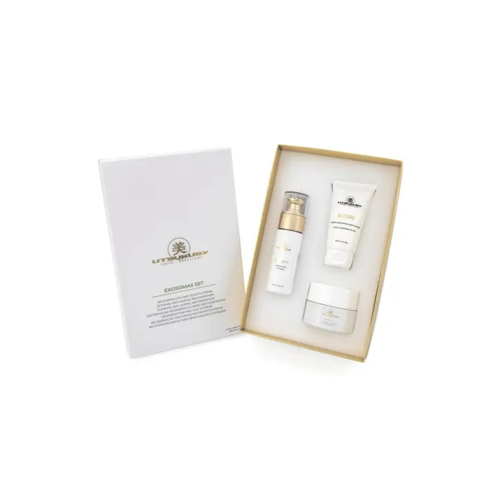 Set Exosomas Utsukusy – Tratamiento Regenerador Celular Avanzado | Ampollas con Exosomas + Solución Activadora - 1